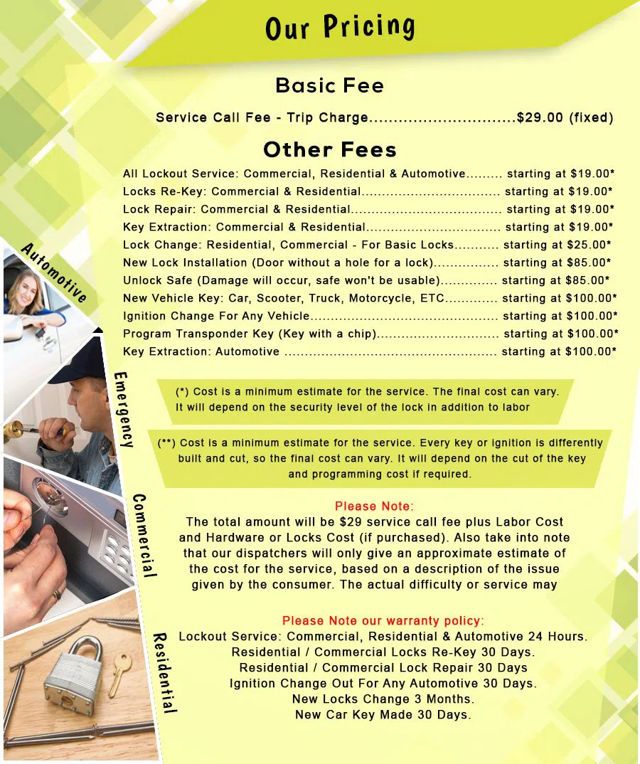 Safe Key Locksmith Service St Petersburg, FL 727-264-5591